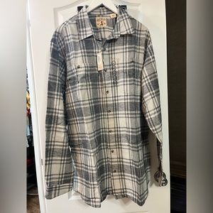 RedHead Men’s button up flannel shirt